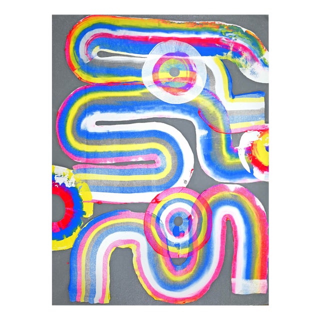 Sumit Mehndiratta, Composition No. 473, Canvas on Acrylic For Sale