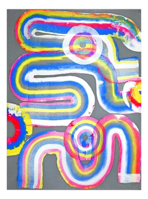 Sumit Mehndiratta, Composition No. 473, Canvas on Acrylic