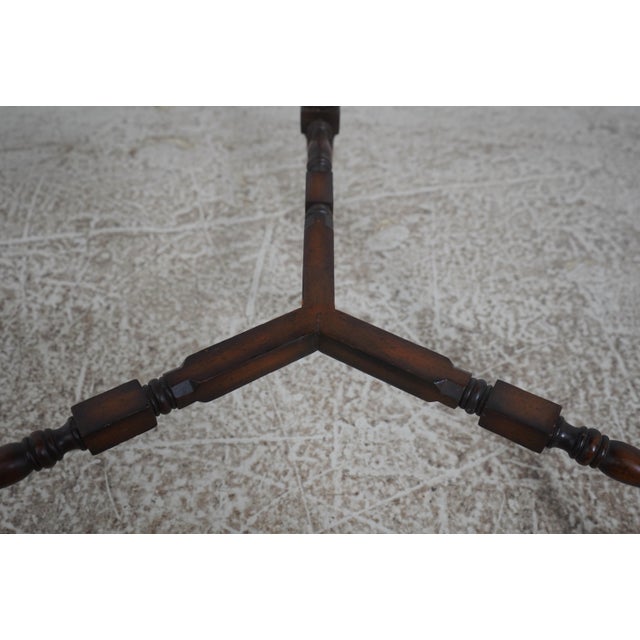 Maitland Smith English Style Mahogany Globe on Stand For Sale - Image 11 of 16
