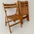 Vintage Wood Folding Chairs, Made in Yugoslavia For Sale In New York - Image 6 of 12