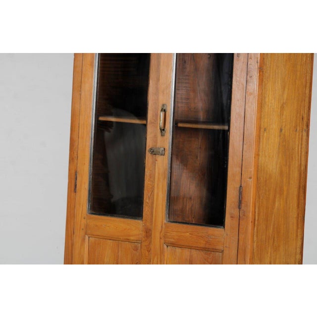 Vintage Indian Teakwood Bookcase For Sale In Santa Fe - Image 6 of 7