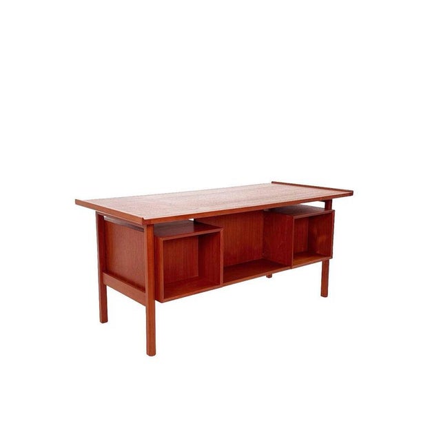 Vintage Model 75 Desk in Teak by Niels Clausen for NC Møbler, Denmark, 1960s For Sale - Image 4 of 11