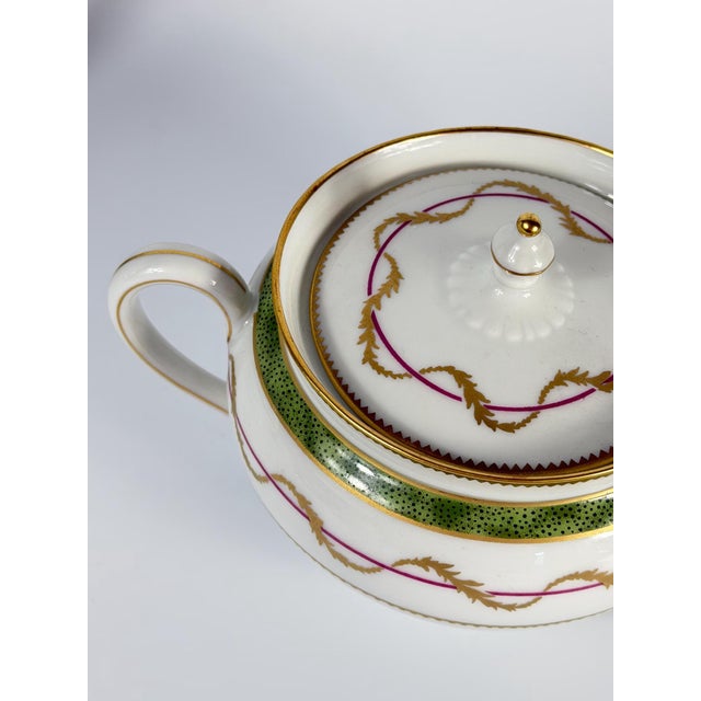 Ceramic Tea Set for Six by Haviland Limoges, France, 1990s, Set of 15 For Sale - Image 7 of 18