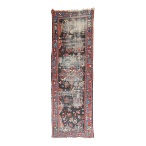 Worn Distressed Zabihi Collection Persian Runner