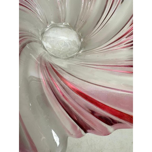 Vide Poche in Pink and White Glass, France, 1970 For Sale - Image 12 of 17