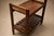 Brazilian Modern Bar Cart in Imbuia Wood With Two Tiers and Slatted Shelf, Brazil, 1960s For Sale - Image 9 of 18