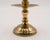 1980s Virginia Metalcrafters Small Brass Colonial Williamsburg Cw 16-39 Candlestick With Globe For Sale - Image 5 of 12