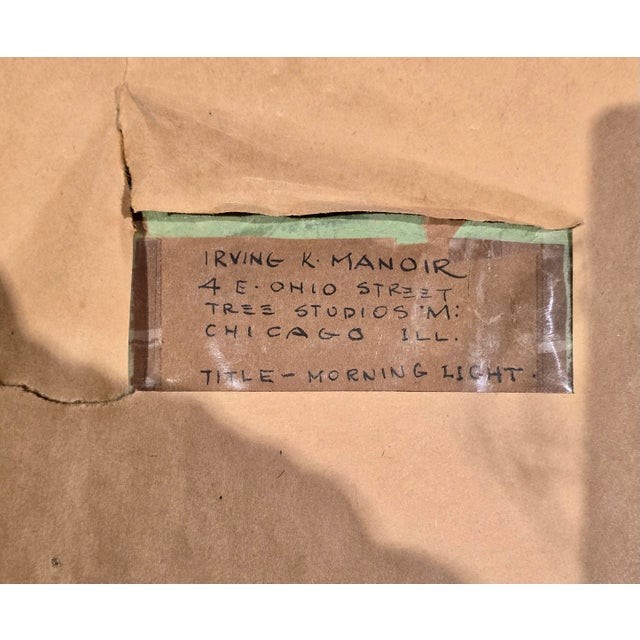 Atmospheric 1920 Impressionist Landscape by Irving K. Manoir For Sale - Image 12 of 13