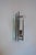Modern Pair of 1960's Fontana Arte Chrome and Tri-Level Glass Sconces For Sale - Image 3 of 7
