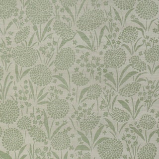 Sample - Schumacher Chrysanthemum Sisal Wallcovering In Willow For Sale