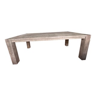 Restoration Hardware Reclaimed Russian Oak Parsons Rectangular Dining Table For Sale