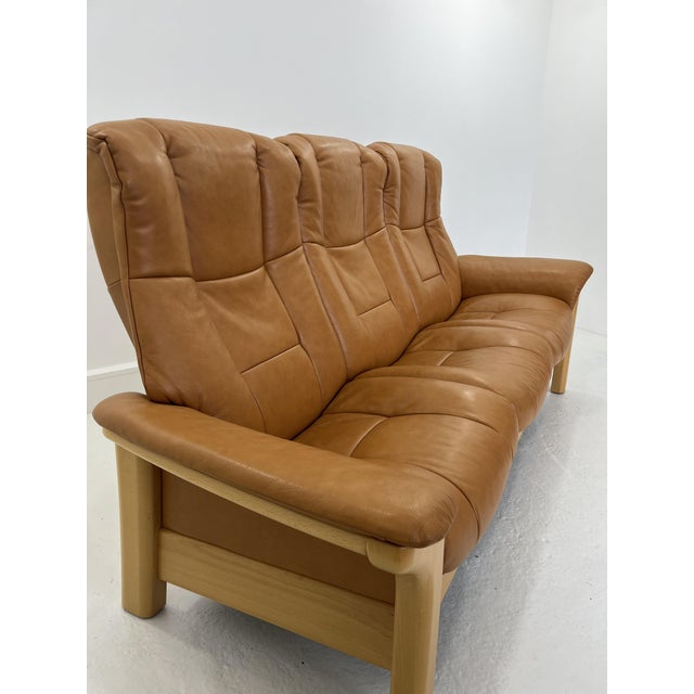 Stressless 3-Seater Sofa from Ekornes, Norway, 1980s For Sale - Image 4 of 17