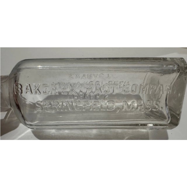 Antique Apothecary Bottle Lot Cobalt Blue Aqua Clear Drugstore Pharmacy Bottles For Sale - Image 13 of 13