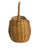 Early 20th Century French Wicker Gathering Basket With Bentwood Handle | French Provincial Market Basket For Sale - Image 4 of 11