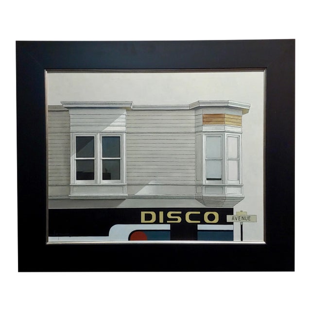 Sergon - Disco Avenue - Oil Painting on Canvas For Sale