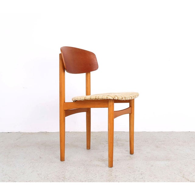 Søborg Møbelfabrik Vintage Model 122 Dining Chairs by Børge Mogensen for Søborg Møbelfabrik, 1950s, Set of 2 For Sale - Image 4 of 14