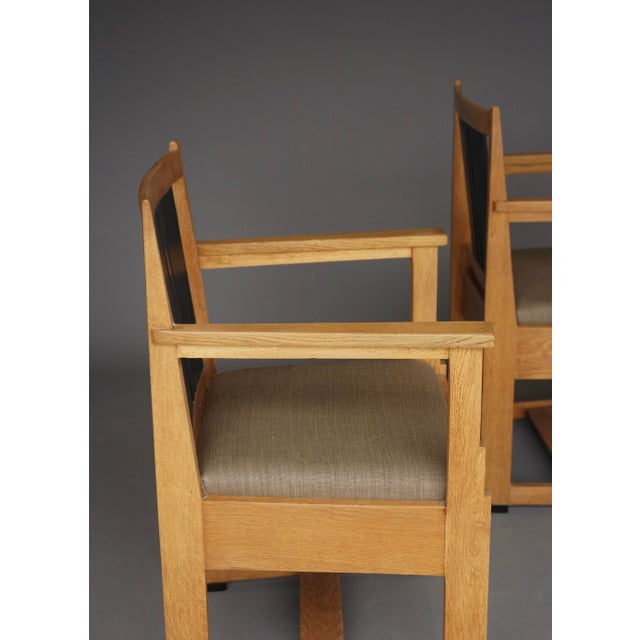 Cor Alons Art Deco Armchairs by Cor Alons for Winterkamp & van Putten, 1920s, Set of 2 For Sale - Image 4 of 16