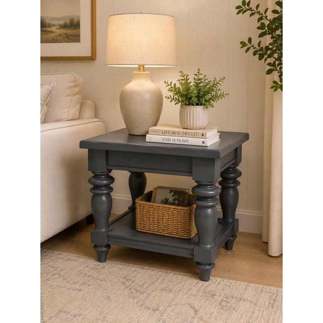 Beautiful solid wood end table professionally restored and refinished by a master carpenter with over 50 years of...