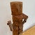 Large Scale 1970s Hand Carved Folk Art Wood Sculpture of a Toy Soldier For Sale - Image 4 of 10