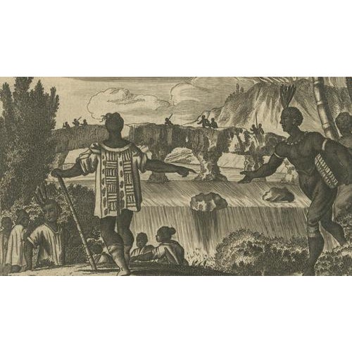Antique Woodcut of Peru and Quito from Gottfrieds America, 1655 For Sale - Image 5 of 9