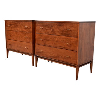 Paul McCobb Planner Group Solid Birch Dressers or Chests of Drawers, Newly Refinished For Sale