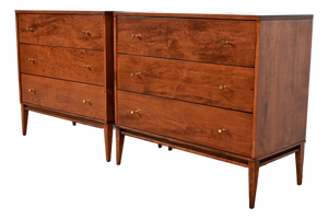 Paul McCobb Planner Group Solid Birch Dressers or Chests of Drawers, Newly Refinished