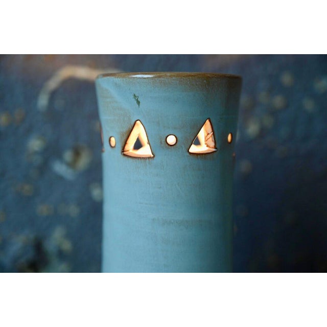 Vintage French Ceramic Night Light from PCP, 1960 For Sale - Image 4 of 9