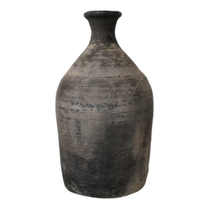 Distressed Wabi Sabi Pottery Vessel/Matt Gray