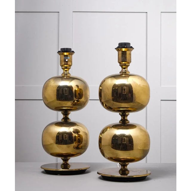 Swedish Brass Table Lamps from Ab Stilarmatur, 1960s, Set of 2 For Sale - Image 9 of 11