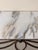 Metal Italian Rope and Tassel Gilt Iron Wall Mount Console Table, Marble Top, 1960s For Sale - Image 7 of 12