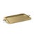 2020s Ollie Gold Polished Brass Serving Tray, 26.75" x 16" For Sale - Image 5 of 5