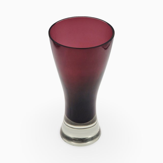 Glass Model 1369 Flindell Vase by Tamara Aladin for Riihimaki / Riihimaen Lasi Oy, Finland, 1960s For Sale - Image 4 of 15