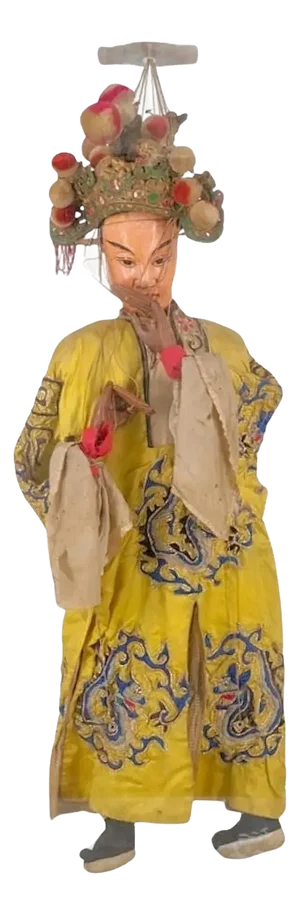Large Antique Chinese Ceremonial Marionette