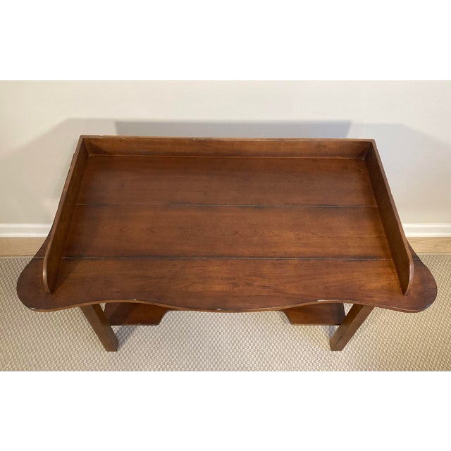 1990s Early American Style Mount Vernon Butler's Station Table For Sale - Image 4 of 7