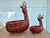 Late 20th Century Vintage Wicker Reindeer Nesting Baskets- a Pair For Sale - Image 5 of 8