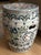 Antique Chinoiserie Ceramic Garden Stool With Pink Lotus Motif and Handles For Sale - Image 4 of 4