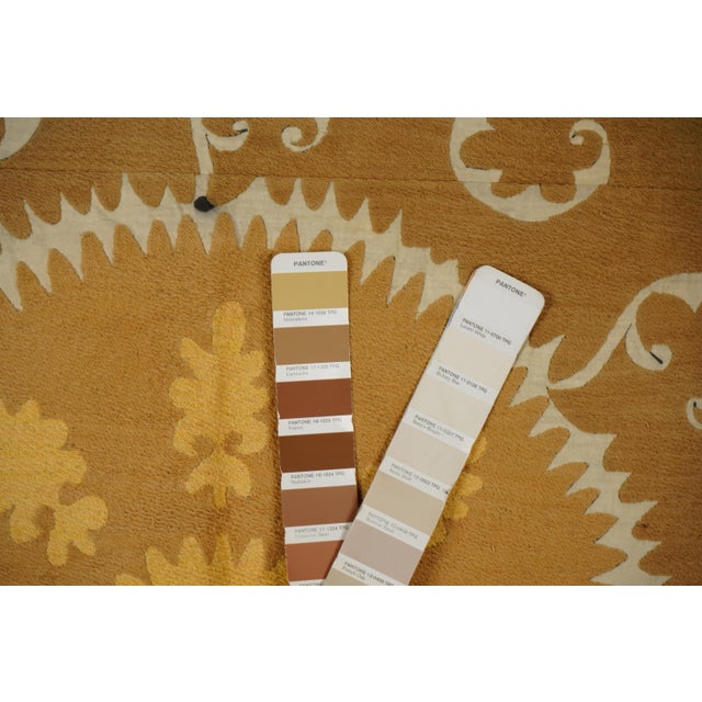 Suzani From Samarkand Uzbekistan - Wall Decor For Sale - Image 10 of 10