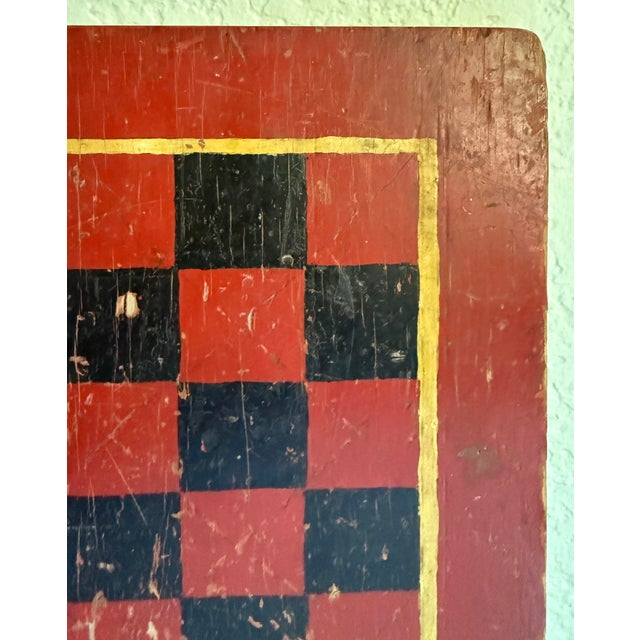American Late 19th Century Folk Art Checkerboard For Sale - Image 3 of 10