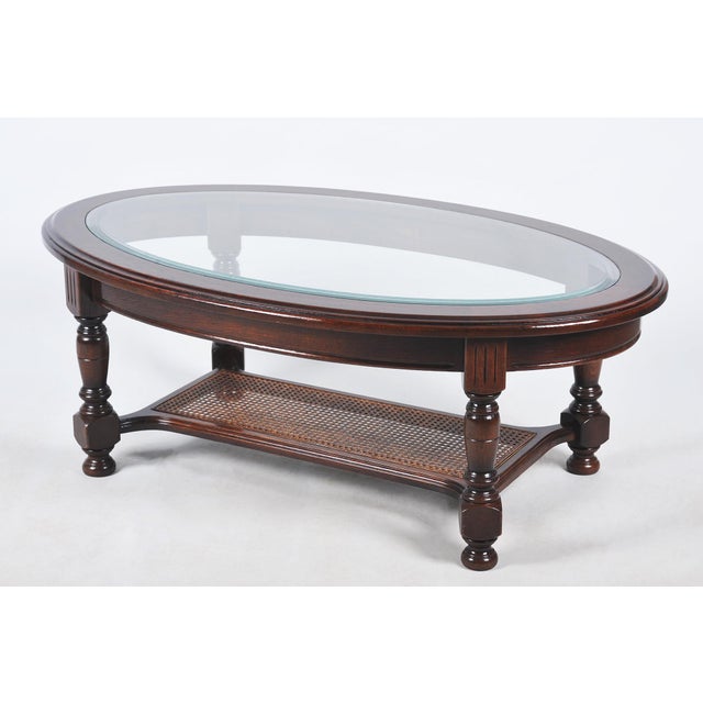 Czech Biedermeier Coffee Table in Beech and Walnut, 1890s For Sale - Image 11 of 11