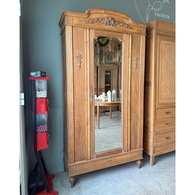 Large Antique Oak Bonnetière, 1920s For Sale - Image 4 of 16