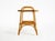 Wood Italian Bamboo Side Table with Iced Glass Top, 1960s For Sale - Image 7 of 18