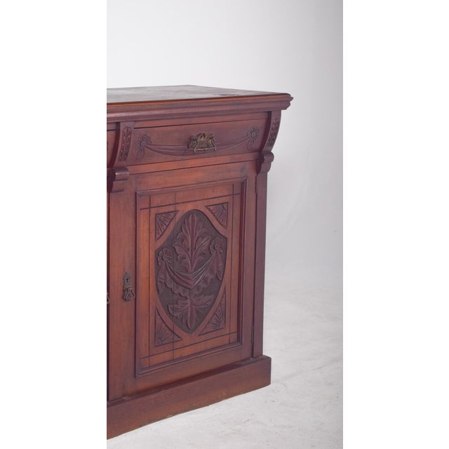 European Sideboard in Dark Wood For Sale - Image 6 of 10