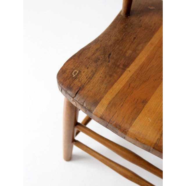 Vintage Windsor Style Spindle Back Chair For Sale - Image 10 of 13