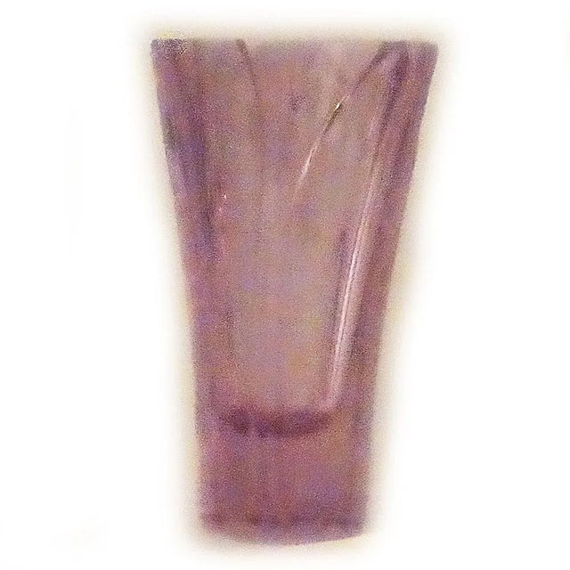 Art Deco Alexandrite Vase from Moser, Czechoslovakia, 1930s For Sale - Image 4 of 8