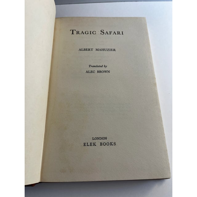 Illustration 1956 Tragic Safari Book For Sale - Image 3 of 9