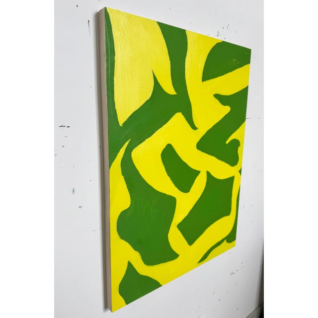 2020s Winding Verdant, Contemporary Abstract Painting by Matt Higgins For Sale - Image 5 of 6