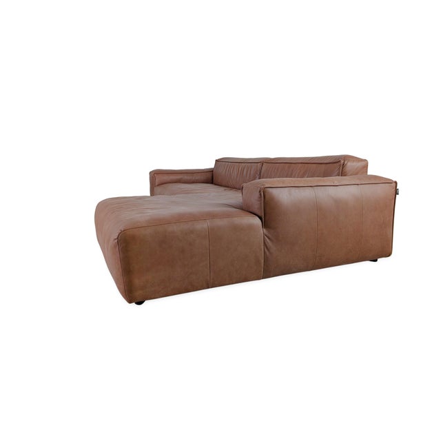 Freistil 187 Leather Corner Sofa frorm Rolf Benz For Sale - Image 4 of 8