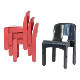 Stacking Chairs by Joe Colombo for Kartell, Italy, 1965, Set of 2 For Sale