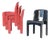Stacking Chairs by Joe Colombo for Kartell, Italy, 1965, Set of 2 For Sale