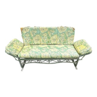 1950s Mid-Century Aluminum Patio Louger/ Daybed 3 Piece Set For Sale